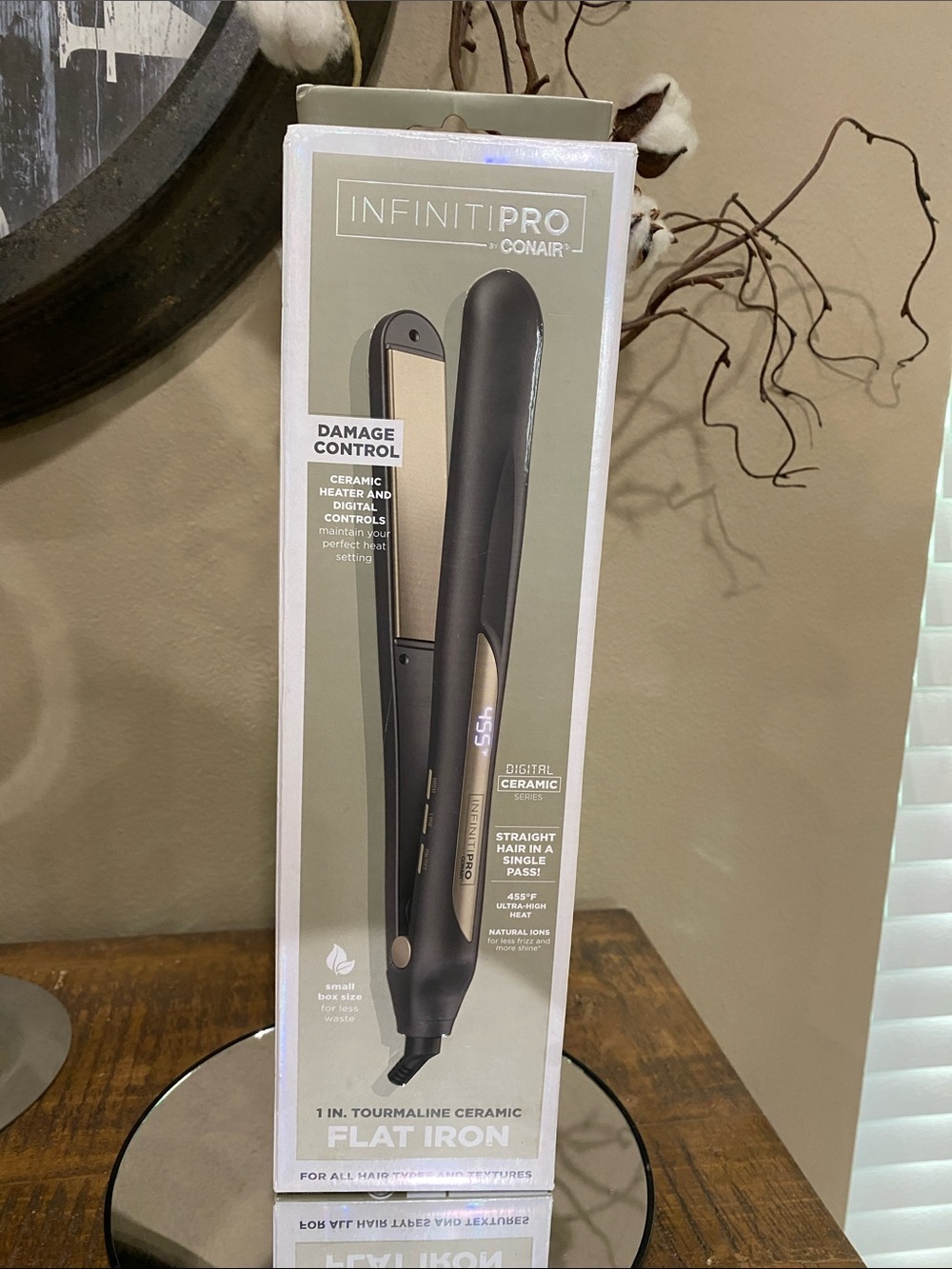 Conair InfinitiPro Digital Flat Iron, 1 inch, new in box!